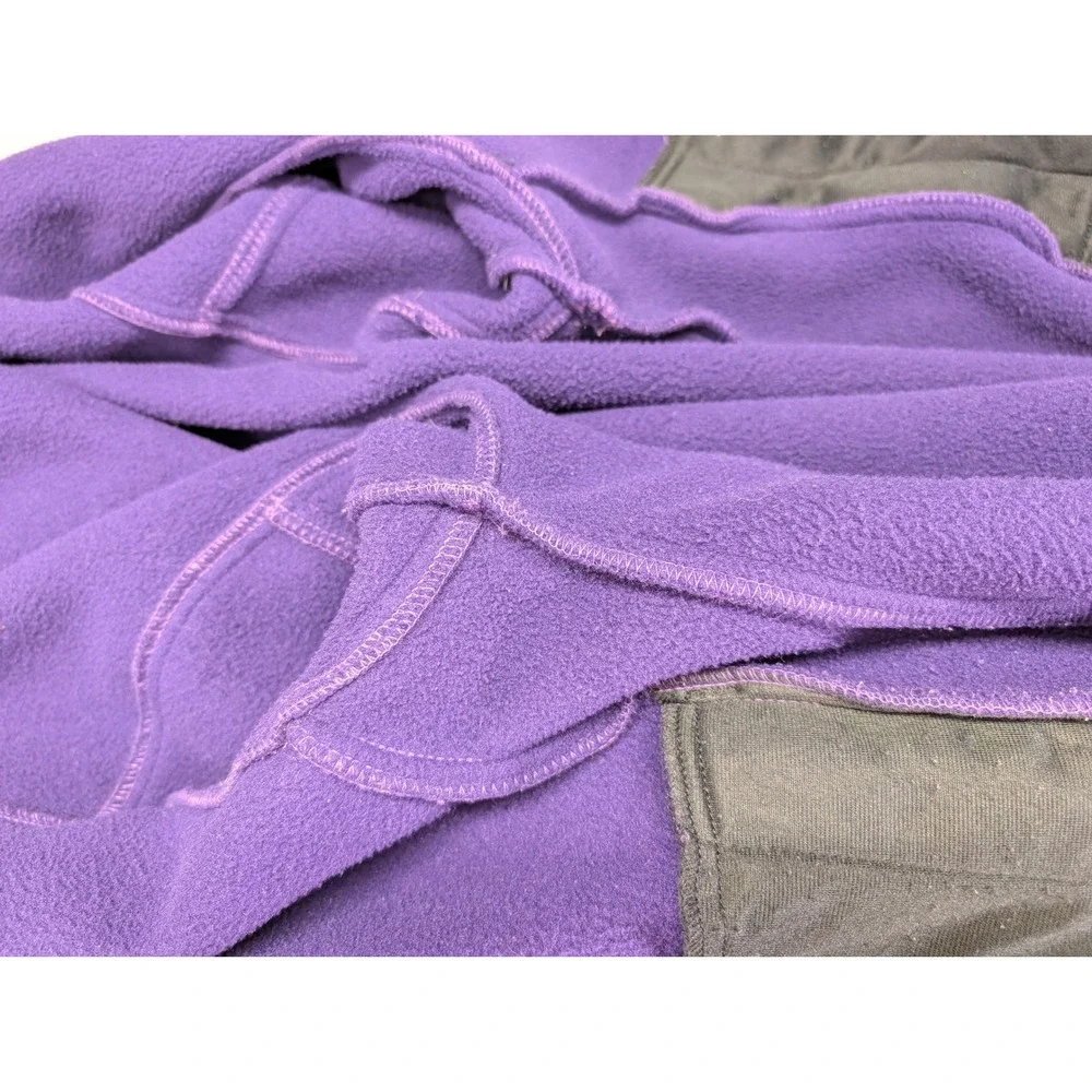 Vintage Speedo Purple Fleece Jacket Mens Small‎ Full Zip Athletic Outdoor